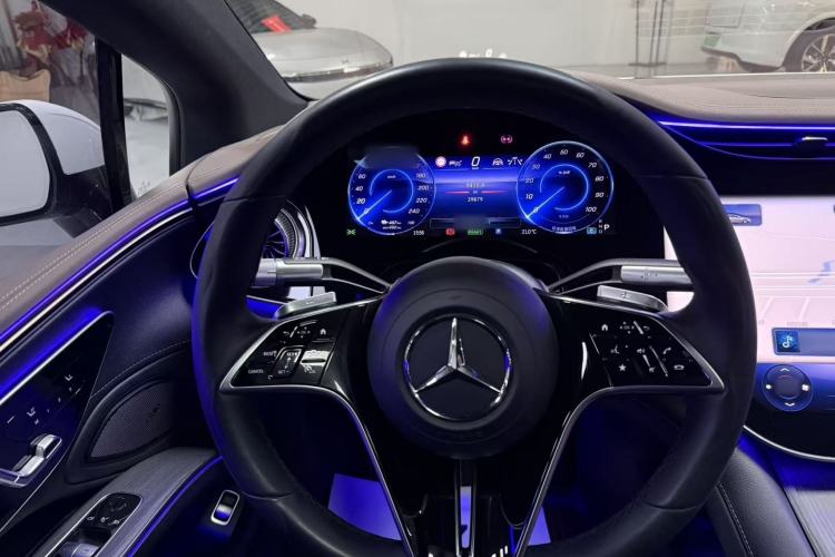 Used Mercedes-Benz EQS 2022 Updated Version 450+ Luxury Edition Steering Wheel