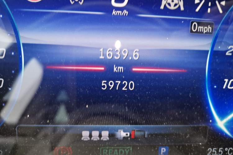 Used Mercedes-Benz EQS 2023 450+ Luxury Edition Odometer Close Up