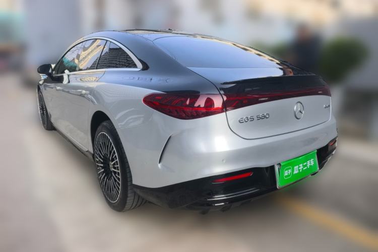 Used Mercedes-Benz EQS 2023 580 4MATIC Rear Left 45 Deg