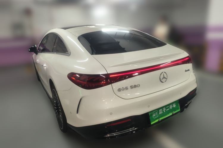 Used Mercedes-Benz EQS 2023 580 4MATIC Rear Left 45 Deg