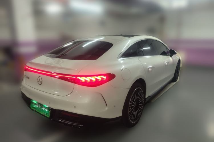 Used Mercedes-Benz EQS 2023 580 4MATIC Rear Right 45 Deg