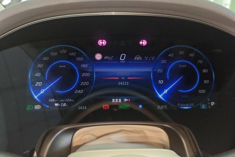 Used Mercedes-Benz EQS SUV 2023 450 4MATIC Pioneer Edition Instrument Cluster