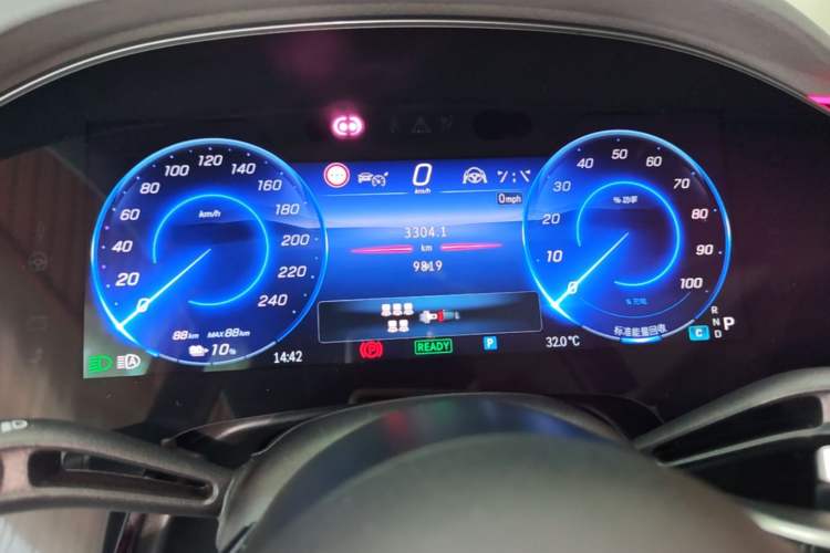 Used Mercedes-Benz EQS SUV 2023 450 4MATIC Luxury Edition Instrument Cluster
