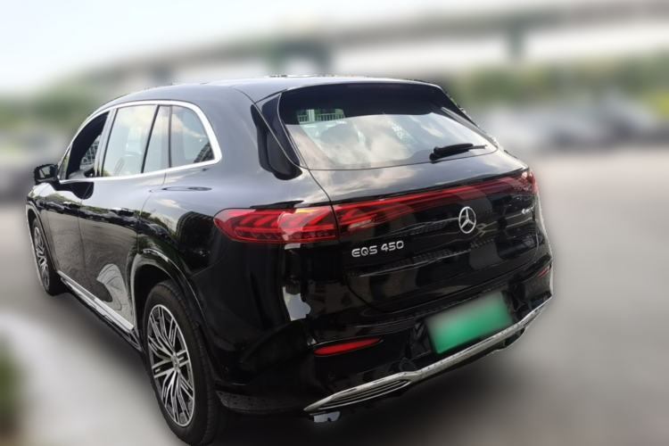 Used Mercedes-Benz EQS SUV 2023 450 4MATIC Luxury Edition Rear Left 45 Deg