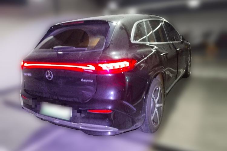 Used Mercedes-Benz EQS SUV 2023 450 4MATIC Pioneer Edition Rear Right 45 Deg