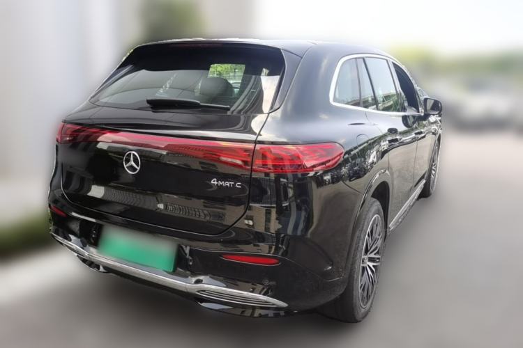 Used Mercedes-Benz EQS SUV 2023 450 4MATIC Luxury Edition Rear Right 45 Deg