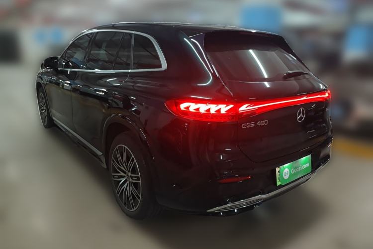 Used Mercedes-Benz EQS SUV 2023 450 4MATIC Luxury Edition Rear Left 45 Deg