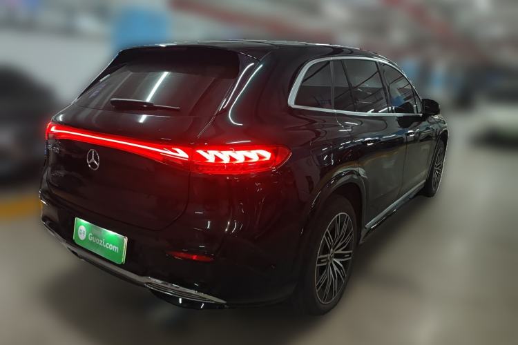 Used Mercedes-Benz EQS SUV 2023 450 4MATIC Luxury Edition Rear Right 45 Deg