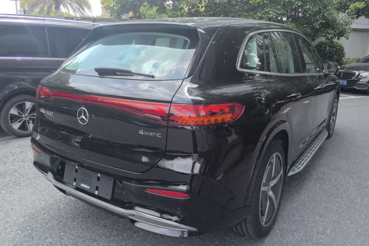 Used Mercedes-Benz EQS SUV 2025 500 4MATIC Rear Right 45 Deg