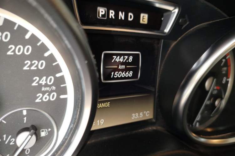 Used Mercedes-Benz G-Class 2013 G 500 Odometer Close Up