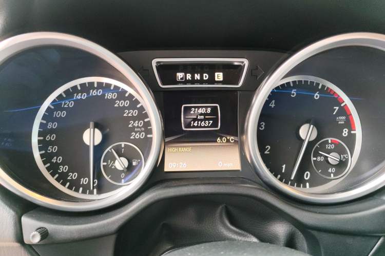 Used Mercedes-Benz G-Class 2013 G 500 Odometer Close Up