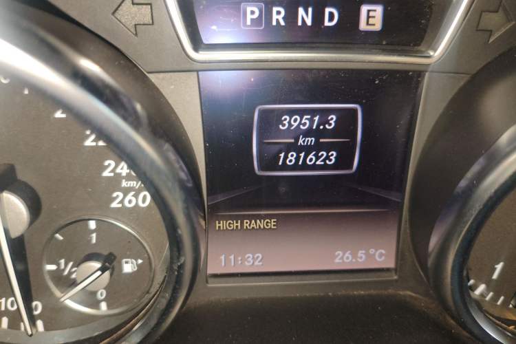 Used Mercedes-Benz G-Class 2013 G 500 Odometer Close Up