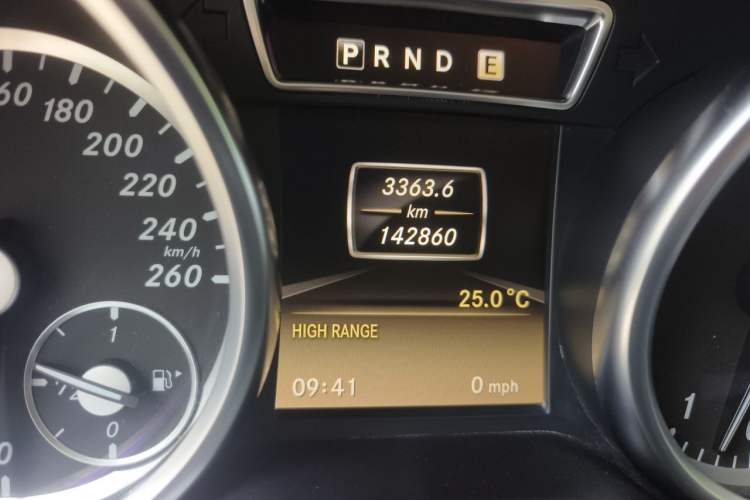 Used Mercedes-Benz G-Class 2013 G 500 Odometer Close Up