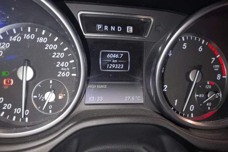 Used Mercedes-Benz G-Class 2013 G 500 Odometer Close Up