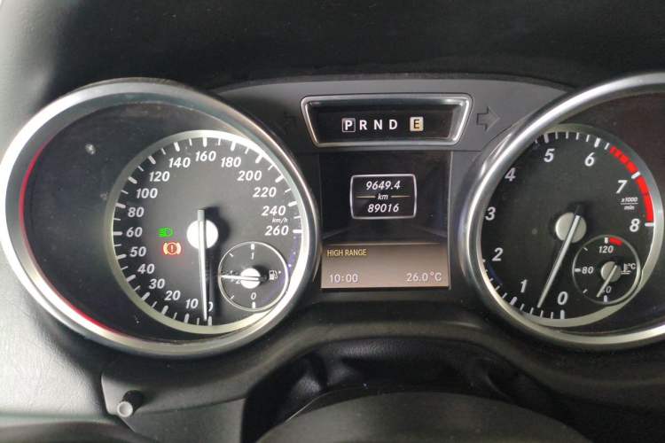 Used Mercedes-Benz G-Class 2013 G 500 Odometer Close Up
