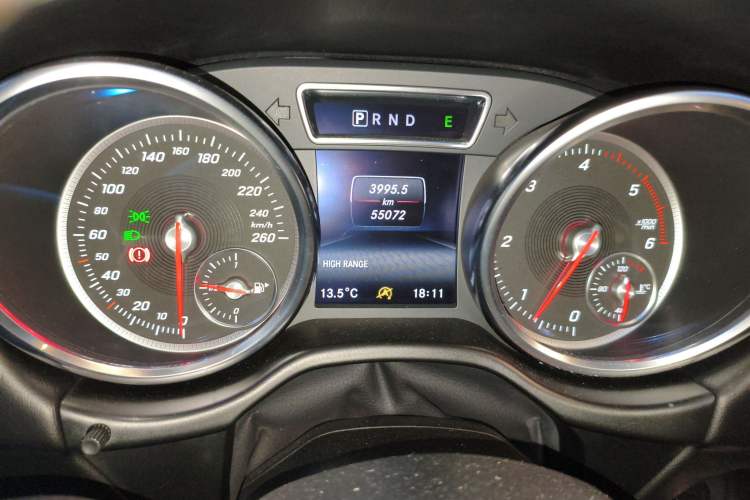 Used Mercedes-Benz G-Class 2017 G 350 d Odometer Close Up