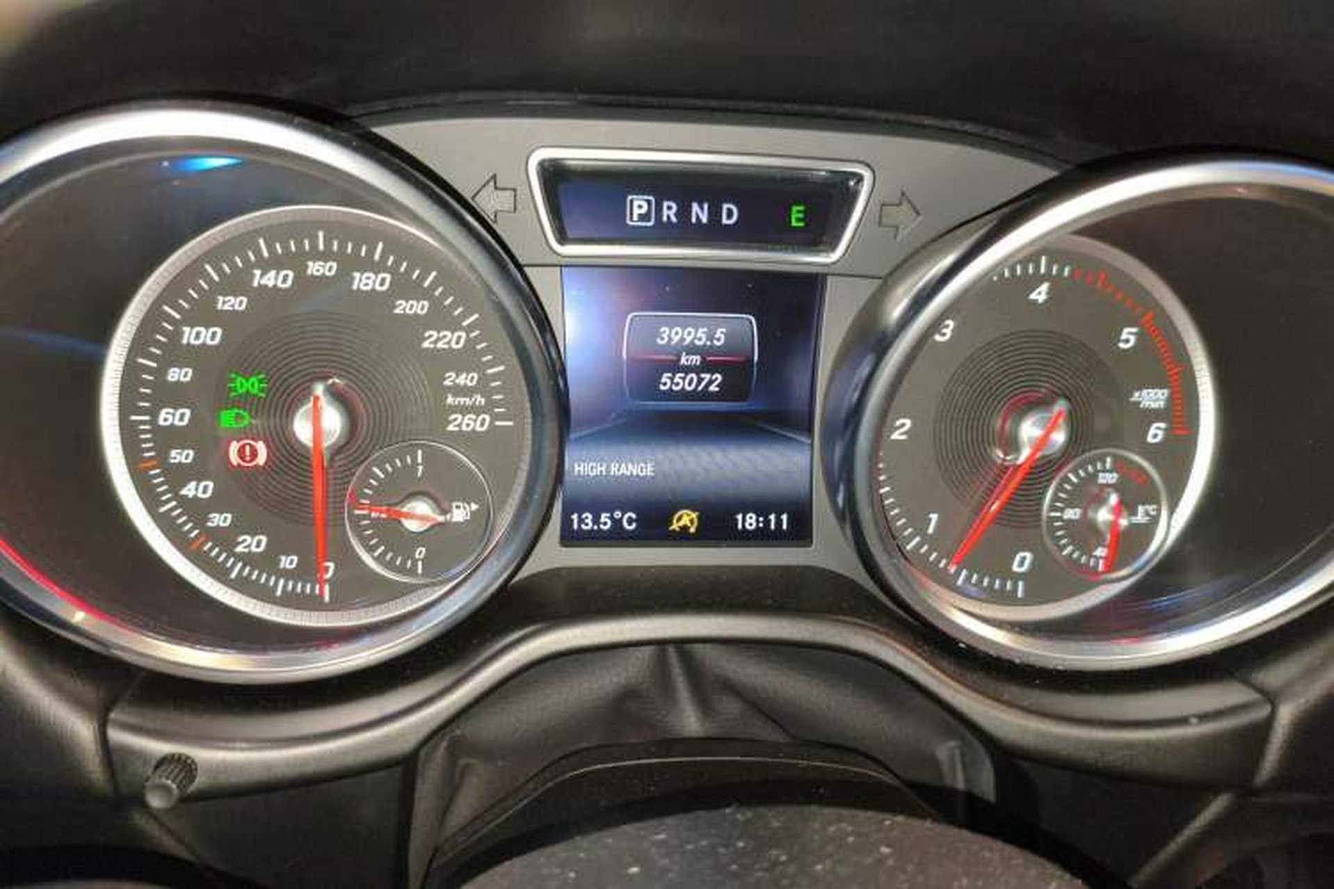 Used Mercedes-Benz G-Class 2017 G 350 d Odometer Close Up
