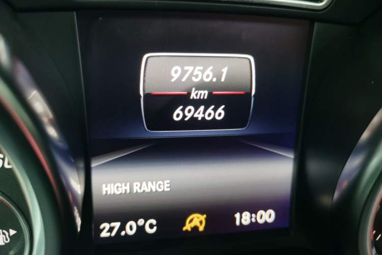 Used Mercedes-Benz G-Class 2017 G 350 d Odometer Close Up