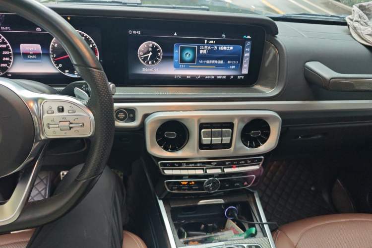 Used Mercedes-Benz G-Class 2019 Facelifted G 500 Audio And AC Panel