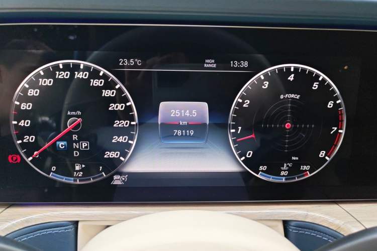 Used Mercedes-Benz G-Class 2020 G 500 Night Edition Odometer Close Up