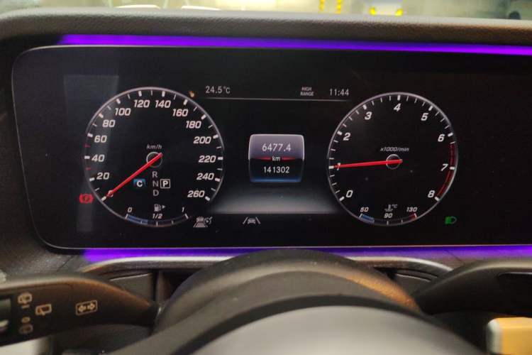 Used Mercedes-Benz G-Class 2020 G 350 Odometer Close Up
