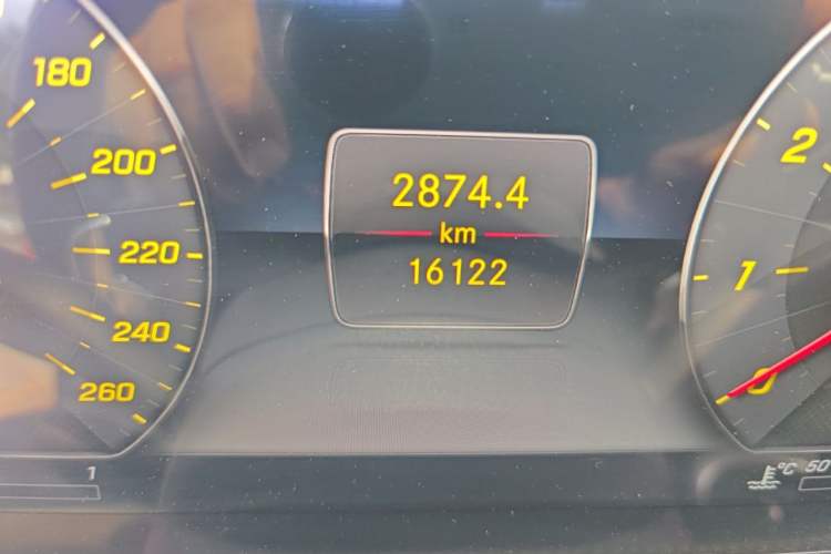 Used Mercedes-Benz G-Class  Odometer Close Up
