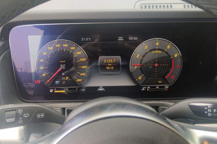 Used Mercedes-Benz G-Class 2023 G 350 Odometer Close Up