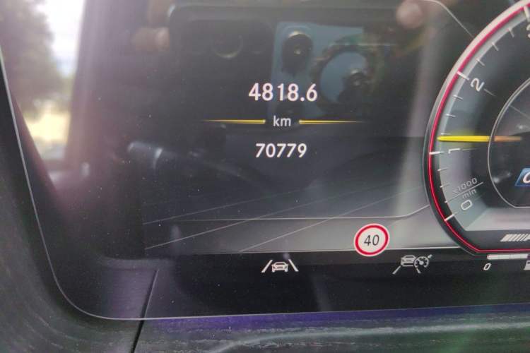 Used Mercedes-Benz G-Class 2023 G 350 Odometer Close Up