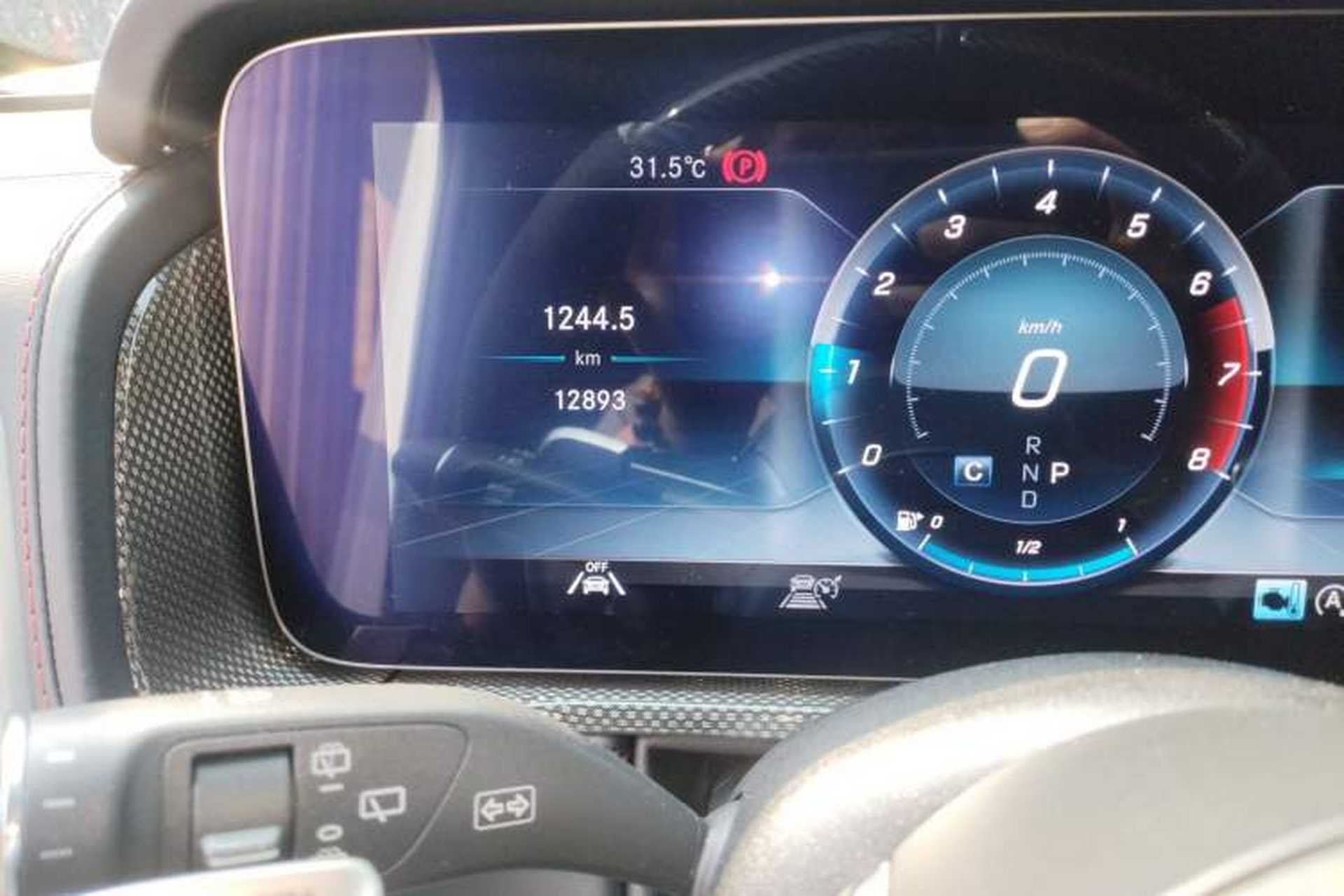 Used Mercedes-Benz G-Class 2023 G 500 Odometer Close Up