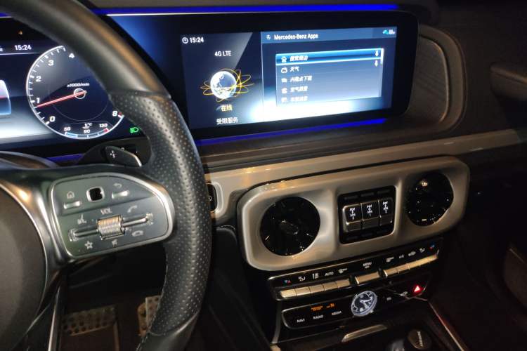 Used Mercedes-Benz G-Class 2024 G 350 Audio And AC Panel
