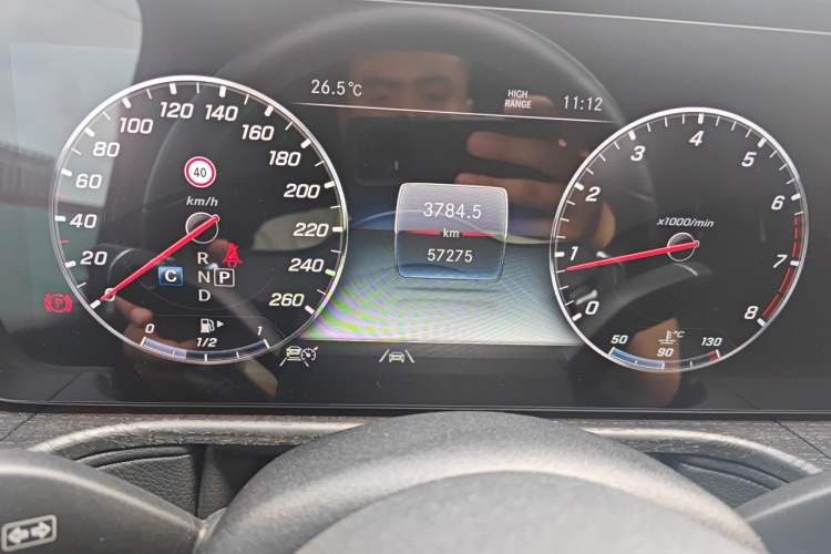 Used Mercedes-Benz G-Class 2024 G 350 Odometer Close Up