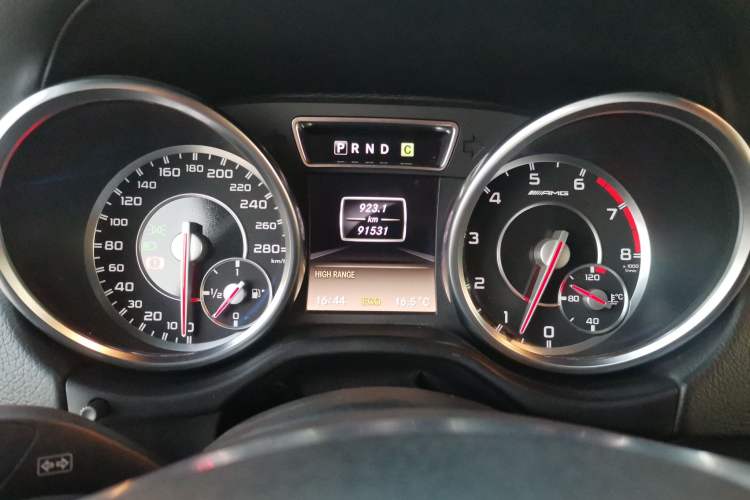 Used Mercedes-Benz G-Class AMG 2013 AMG G 63 Odometer Close Up