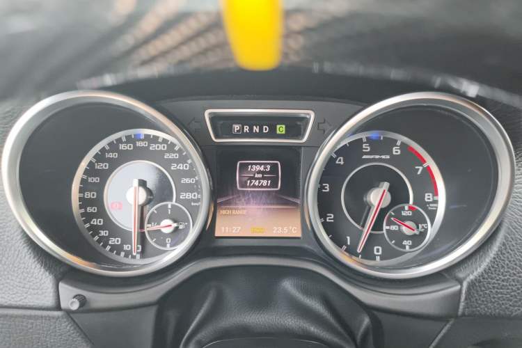 Used Mercedes-Benz G-Class AMG 2013 AMG G 63 Odometer Close Up