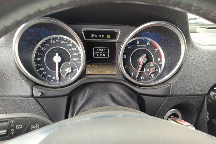 Used Mercedes-Benz G-Class AMG 2013 AMG G 63 Odometer Close Up