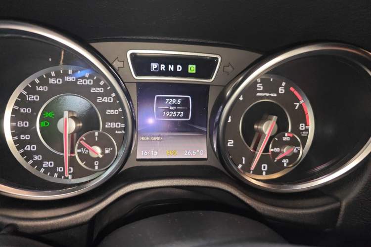 Used Mercedes-Benz G-Class AMG 2013 AMG G 63 Odometer Close Up