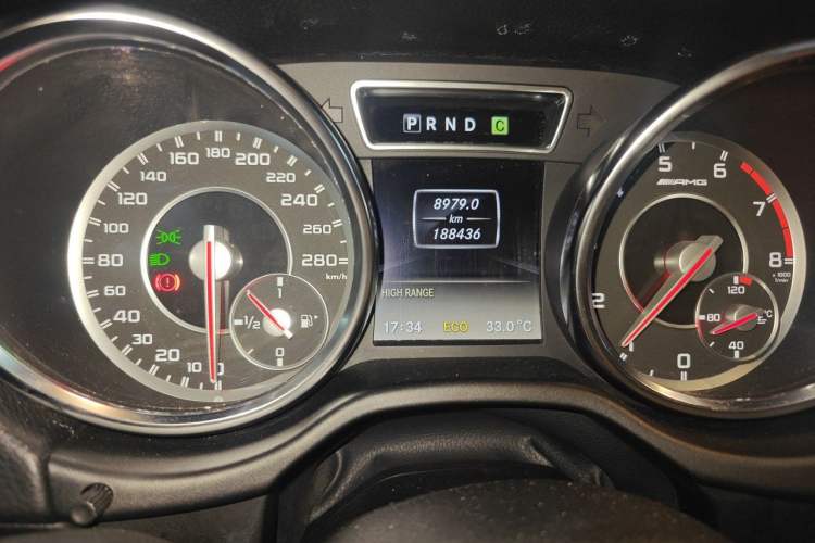 Used Mercedes-Benz G-Class AMG 2013 AMG G 63 Odometer Close Up