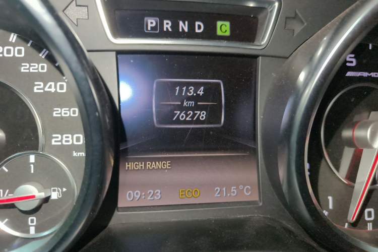 Used Mercedes-Benz G-Class AMG 2013 AMG G 63 Odometer Close Up