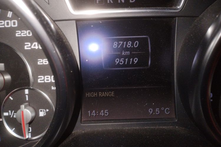Used Mercedes-Benz G-Class AMG 2013 AMG G 63 Odometer Close Up