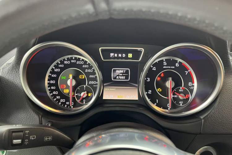 Used Mercedes-Benz G-Class AMG 2013 AMG G 63 Odometer Close Up