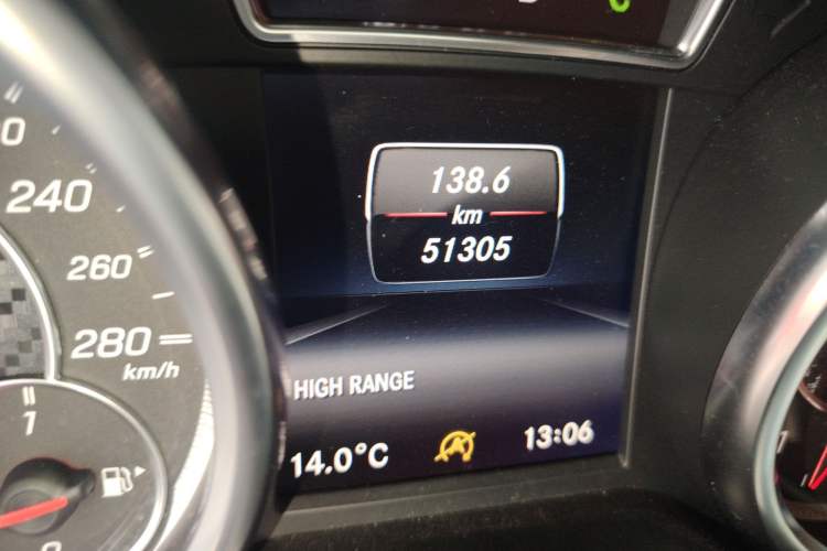 Used Mercedes-Benz G-Class AMG 2016 AMG G 63 Odometer Close Up
