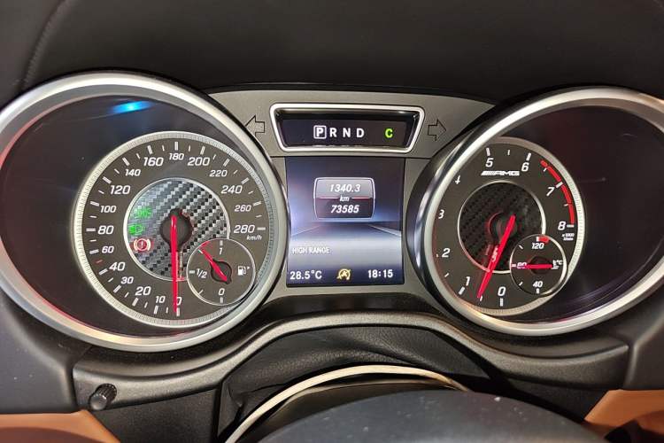 Used Mercedes-Benz G-Class AMG 2016 AMG G 63 Edition 463 Odometer Close Up