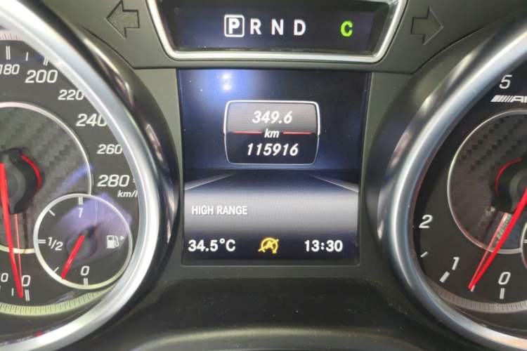 Used Mercedes-Benz G-Class AMG 2016 AMG G 63 Edition 463 Odometer Close Up