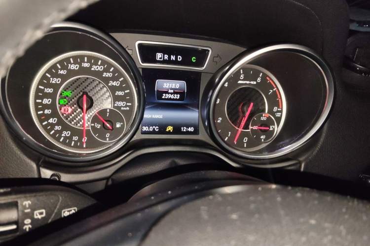 Used Mercedes-Benz G-Class AMG 2016 AMG G 63 Odometer Close Up