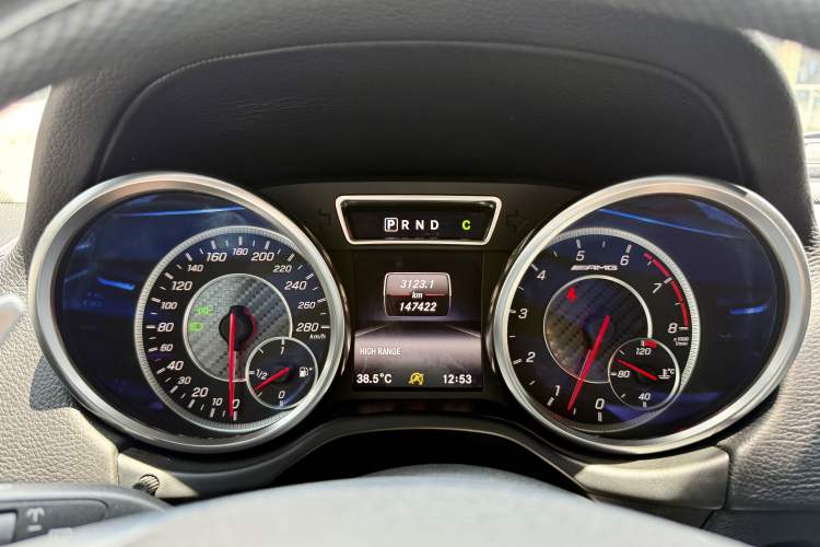 Used Mercedes-Benz G-Class AMG 2016 AMG G 63 Odometer Close Up