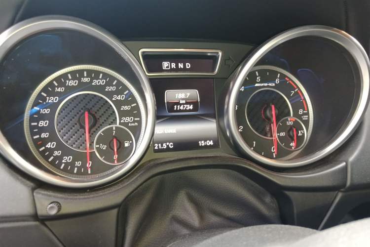 Used Mercedes-Benz G-Class AMG 2016 AMG G 63 Edition 463 Odometer Close Up