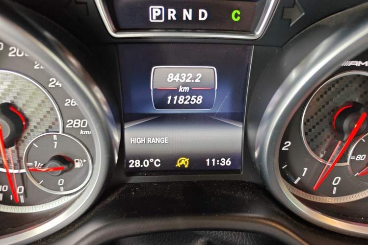 Used Mercedes-Benz G-Class AMG 2016 AMG G 63 Edition 463 Odometer Close Up