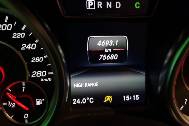 Used Mercedes-Benz G-Class AMG 2016 AMG G 63 Odometer Close Up