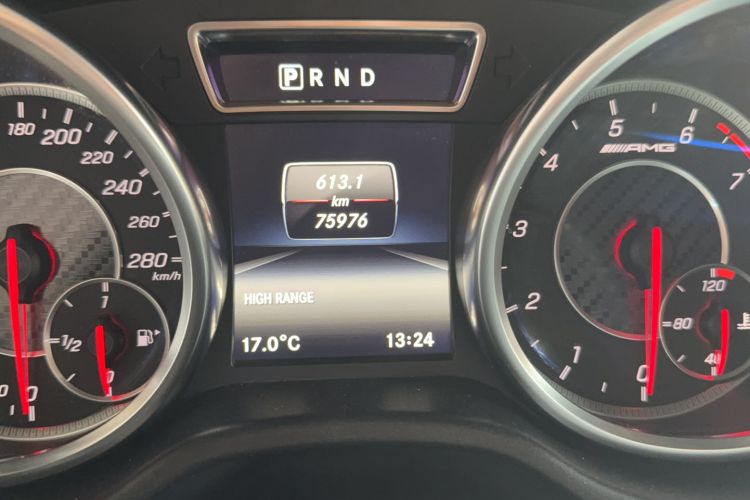 Used Mercedes-Benz G-Class AMG 2016 AMG G 63 Odometer Close Up