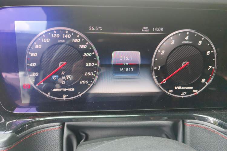 Used Mercedes-Benz G-Class AMG 2019 Facelifted AMG G 63 Odometer Close Up