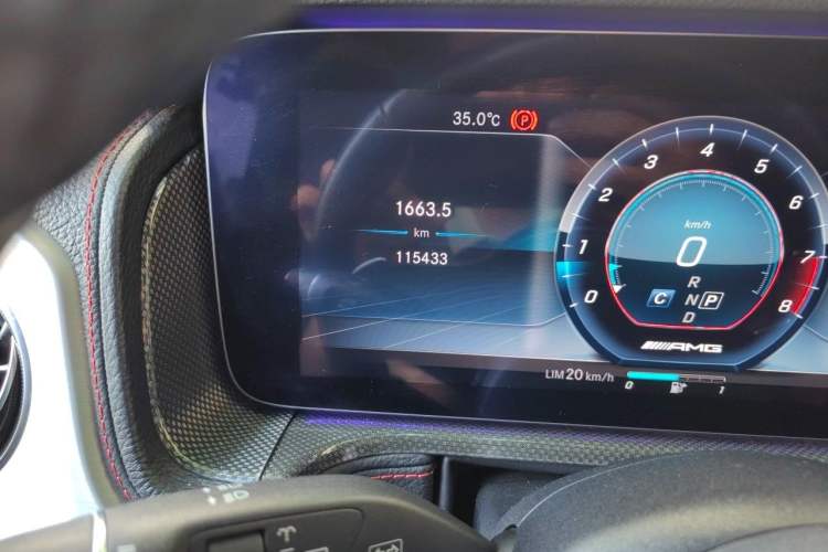 Used Mercedes-Benz G-Class AMG 2019 AMG G 63 First Edition Special Edition Odometer Close Up
